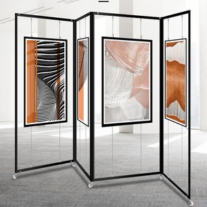 Di động hiện đại áp phích hiển thị Giá gấp bảng triển lãm Thư Pháp Vẽ Tranh Công Khai màn hình quảng cáo - Product Image 4