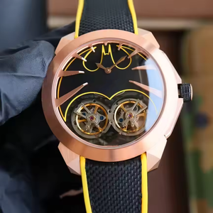 Relojes deportivos de lujo con correa de cuero de alta calidad, movimiento mecánico, automático y luminoso para hombre. - Product Image 4