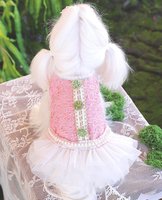 Robes de luxe pour chiens en polyester écologique, unies, pour l'été et le printemps, style princesse, pour le loisir, vente en gros