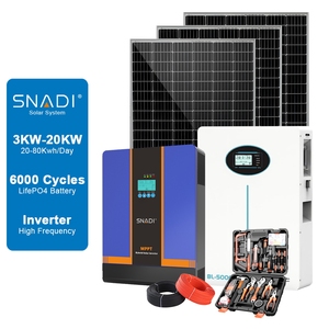 SNADI 15KW Hybrid <b>Solar</b> System Complete <b>Kit</b> 5KW <b>Power</b> the Whole Home Use NKH 3KW <b>Solar</b> System - Product Image 4