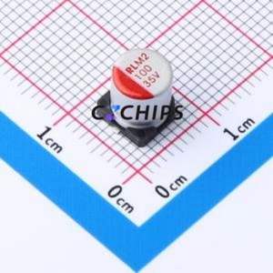 Condensateur solide SMD JBLM2101M035C070RTM 100µF 35V, D6.3xL7mm 20% 1.516A100kHz - Product Image 1