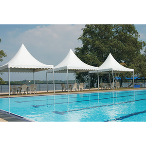 Large Wind Resistant Beach <strong>Tent</strong> Pvc Material Pyramid Four Leg <strong>Wigwam</strong> Resort Hotel Comercial Booth <strong>Tent</strong> - Product Image 4