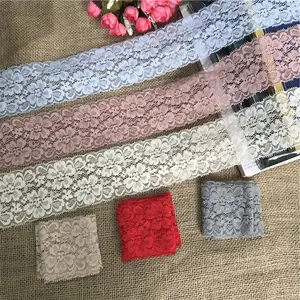 Width 6cm New stretch lace knitting lace trim for clothing and dress lingerie underwear