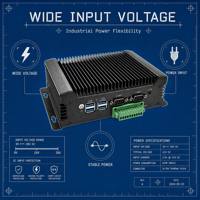 Computadora Industrial Integrada Sin Ventilador YCT, USB 3.0, Doble COM RS232, GPIO, WiFi, para Computación de Borde en Fábricas Inteligentes