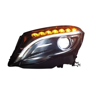Faros delanteros halógenos Xenon Led para Mercedes-Benz <span class=keywords><strong>GLA</strong></span> W156 2015 a 2019 <span class=keywords><strong>2018</strong></span> <span class=keywords><strong>GLA</strong></span> 250 faro derecho - Product Image 1