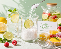 Acide citrique monohydraté de qualité alimentaire supérieure, poudre blanche, agent aromatisant, régulateur d'acidité, antioxydant