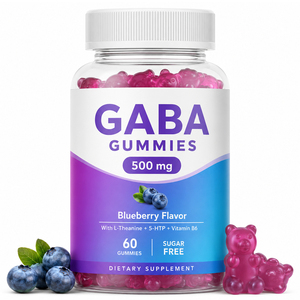 Vente Flash : Gommes Énergétiques Nootropiques GABA 100% Sans Sucre, Ashwagandha, Vitamine B6, Bio, Véganes, Sans Gluten, Pour Adultes et Nouveaux-nés - Product Image 1