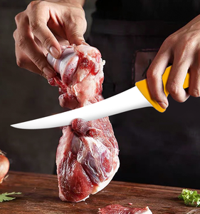 Nhà Máy OEM 5Pcs Đức 1.4116 Thép Không Gỉ PP + Tpr Xử Lý Bánh Mì Boning Butcher Tiện Ích Đầu Bếp Dao Nhà Bếp Dao Bộ - Product Image 6