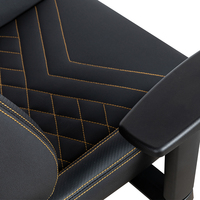 Chaise de jeu PC ergonomique à dossier haut, pivotante, design industriel moderne, inclinable, massage, cuir PU, accoudoirs 3D réglables, 4 positions