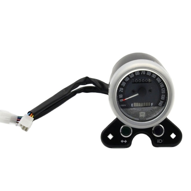 Motorcycle Speedometer Dual Speed LCD Screen Meter Display Universal Digital Speedometer