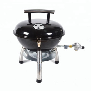 Mini Portable Outdoor Steel Barbecue Camping <strong>Gas</strong> Kettle Grill <strong>Tabletop</strong> <strong>BBQ</strong> - Product Image 1