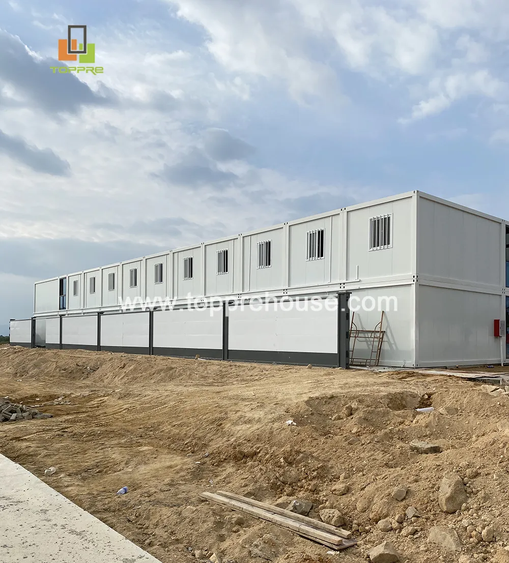 Ucuz venezuela standart hareketli kolay montaj konteyner fiber evler hızlı inşa madencilik kampı prefabrik konut yapı