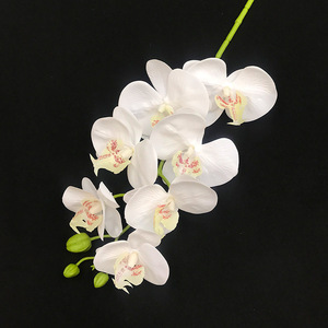 GM <strong>Artificial</strong> <strong>Orchid</strong> Stems Real Touch <strong>Orchid</strong> 37 Inch Tall 7 <strong>Large</strong> Blooms Fake Phalaenopsis Flower Home Wedding Decoration - Product Image 3