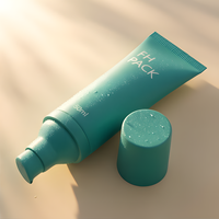 Contenant cosmétique écologique de 50 ml, tube souple pour fond de teint liquide