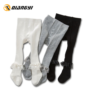 Collants pour bébé en coton gris, <span class=keywords><strong>noir</strong></span> et blanc, colorés, fabriqués en Chine - Product Image 1