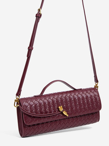 Bolso de mano para mujer IStapromo Gifts, elegante bolso de hombro tejido para fiesta, bolso de mano con correa cruzada - Product Image 5