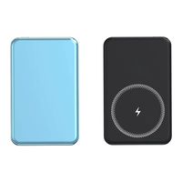 Batterie externe magnétique sans fil en alliage d'aluminium de qualité supérieure, 5000 mAh, 10000 mAh, 20000 mAh, chargeur rapide pour téléphone portable