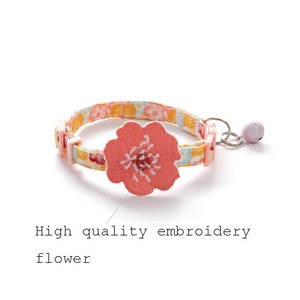 ขายดีปลอกคอแมวขนาดเล็กพร้อมสแนปตกแต่งน่ารักสายจูงสัตว์เลี้ยงทำจากโพลีเอสเตอร์แบบจับคู่ใหม่สำหรับสุนัข - Product Image 3