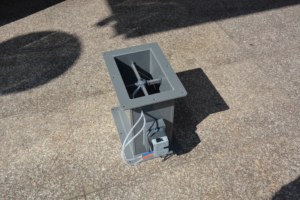 Biến khối lượng không khí (vav) Thép không gỉ bướm Cấu trúc điện van điều tiết Bảng điều chỉnh tùy chỉnh thực hiện điều khiển Khối lượng không khí van - Product Image 2