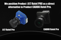 Caméra FPV YongLi A17 Ratel PRO 1500TVL Freestyle V3 avec vision nocturne Super Black Light pour pièces et accessoires de drones de course RC