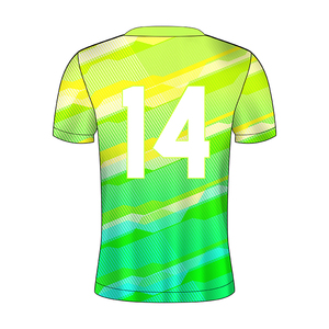 Cetak Digital pola sublimasi kustom kaos oblong sepak bola lengan pendek pakaian olahraga poliester 100% baju oblong untuk pria - Product Image 2