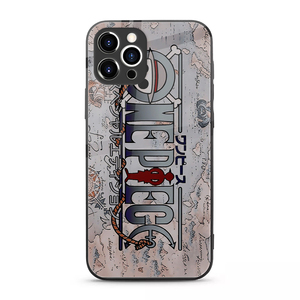 เคสโทรศัพท์กระจกลายอะนิเมะแบบวันพีช,เคสโทรศัพท์สำหรับ <span class=keywords><strong>Iphone</strong></span> 11 Pro Xr <span class=keywords><strong>Xs</strong></span> <span class=keywords><strong>Max</strong></span> 12 A51 A71 S10 S20 - Product Image 6