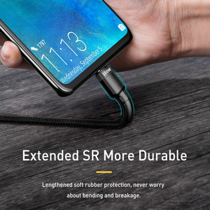 Cavo di Ricarica <span class=keywords><strong>USB</strong></span> <span class=keywords><strong>C</strong></span> Intrecciato da <span class=keywords><strong>2</strong></span> Metri 100W Nero - Product Image 5