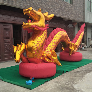 Modello Gonfiabile di Drago Dorato, Decorazione Esterna Personalizzata per Eventi e Mostre - Product Image 6