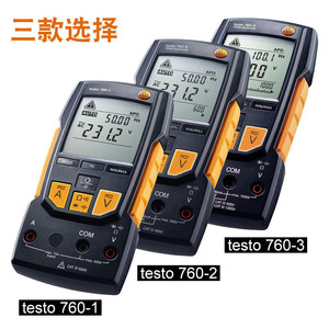 เทสโต้ 760 มัลติมิเตอร์ดิจิตอล วัดแรงดันไฟฟ้ากระแสสลับและกระแสตรง วัดค่าความต้านทาน ปรับช่วงอัตโนมัติ เครื่องมือทดสอบไฟฟ้าระดับมืออาชีพ - Product Image 4