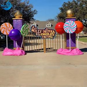 Decoración de Caramelos de Fibra de Vidrio Personalizada a Tamaño Real, Accesorios <span class=keywords><strong>Gigantes</strong></span> de Helado y Piruleta para Candy <span class=keywords><strong>Land</strong></span> - Product Image 4