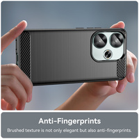 Étui de téléphone portable en fibre de carbone pour Samsung, coque antichoc en TPU souple brossé