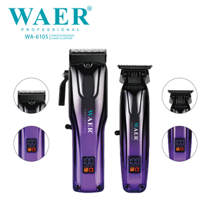 WAER WA-6105 Cortadora de Pelo Eléctrica de Alta Calidad y Velocidad con Cuchilla de Cerámica y Titanio, Recortadora de Barba con Pantalla Digital - Product Image 3