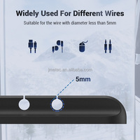 Pinces à Câbles Adhésives en Silicone pour Organisation de Câbles de Données, Fixations pour Téléphones Portables – Vente en Gros