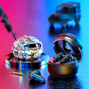 レベル3ヘルメットH03ゲームヘッドフォンBt5.3ヘッドセット防水ステレオオーディオワイヤレスイヤフォン - Product Image 1