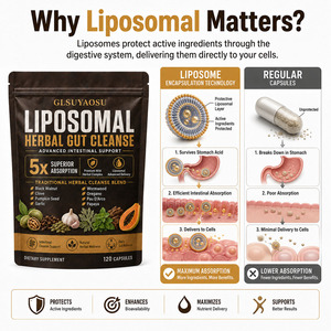 Cápsulas Herbales Liposomales para Limpieza Intestinal, Fórmula de 8 Hierbas Silvestres, Alivia <span class=keywords><strong>Gases</strong></span> e Hinchazón, Sin OMG, 120 OEM/ODM - Product Image 4
