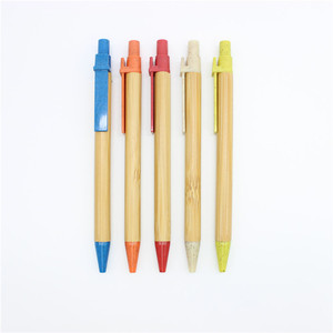 Tùy chỉnh cá nhân gỗ và tre laser bút bi văn bản hoặc tên khắc tre bút bi - Product Image 1