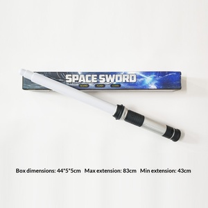 Sabre laser télescopique performant avec emballage en boîte colorée, pour une épée laser à induction à changement de couleur deux-en-un - Product Image 3