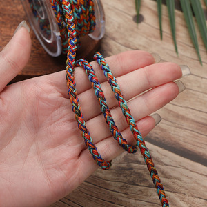 4.5mm Dragon Scale Pattern Colored Rope Strand Braiding DIY Handmade Jewelry <b>Thread</b> Pendant Rope <b>Beading</b> Supplies - Product Image 3
