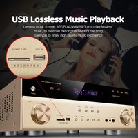 Amplificateur de puissance audio HiFi 5.1 canaux pour système de cinéma maison AV avec caisson de basses et sortie RMS de 150 W