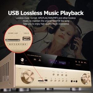 Amplificateur de puissance <span class=keywords><strong>audio</strong></span> HiFi 5.1 canaux pour système de cinéma maison AV avec caisson de basses et sortie RMS de 150 W - Product Image 4
