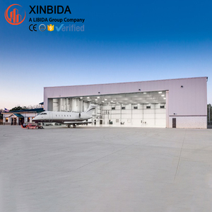 Двухслойная Изолированная сборная стальная конструкция для самолетов, стоянка, сборное здание ангара для самолетов - Product Image 1