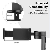 Support de téléphone portable étanche SJJ061 pour bureau, trépied portable pliable, indispensable pour les voyages, rotation à 360°