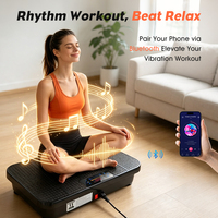 Vente flash : équipement de gym, plaque vibrante unisexe, plaque de vibration, contrôle de la vitesse, sans bruit, entraînement, relaxation du corps