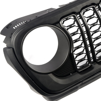 Grille Avant ABS Nouveau Design 2026 pour Jeep Wrangler JL 2018++ Gladiator JT NTRIX L1002 Avec/Sans Trou de Caméra