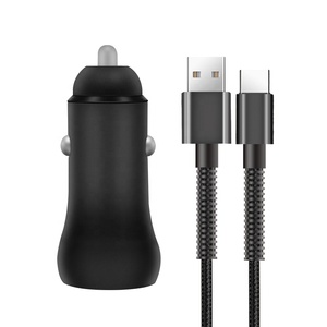 热卖产品<span class=keywords><strong>C</strong></span>型汽车充电器迷你38w金属双<span class=keywords><strong>USB</strong></span>汽车充电器电源合金汽车适配器 - Product Image 1