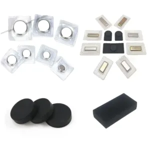 Permanent Magnetic Material Rare Earth Magnets Neodium/Neodymium Rubber/PVC Coated Waterproof Invisible Button Sew in Magnet