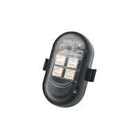 Nouvelle lumière d'avertissement stroboscopique sans fil télécommandée pour moto et drone, universelle, sept couleurs, clignotante, pour navigation