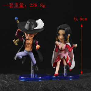 ฟิกเกอร์วันพีซ 12 ตัว การ์ตูนอนิเมะ ลูฟี่, โซโล, โบอา แฮนค็อก, สตาร์รี่เอซ ตุ๊กตา ของเล่น ฟิกเกอร์ - Product Image 2