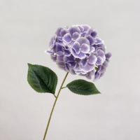 Fleurs d'hortensia artificielles HGA à longue tige unique pour la décoration intérieure, hortensias en soie réalistes pour décorations de fête en gros