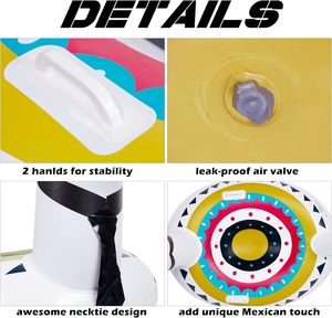 Flotador Inflable de PVC con Diseño de Llama, para Piscina, para Adultos, 63"Lx43"W, Divertido y Relajante - Product Image 3